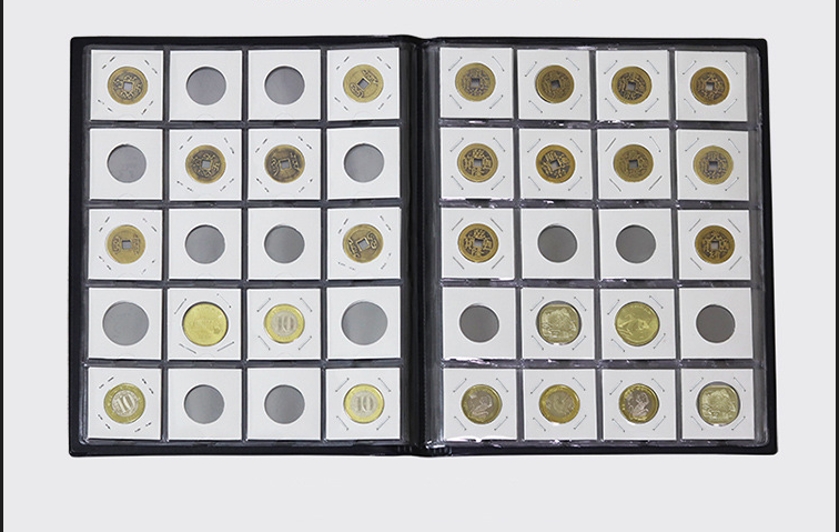 Χονδρική πώληση υψηλής ποιότητας κλιπ νομισμάτων και αναμνηστικών νομισμάτων, τετράγωνα κουτιά για συλλογές αντίκες χάλκινων νομισμάτων, προστατευτικά κλιπ
