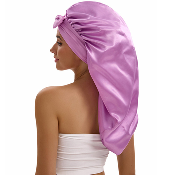 Poliesterski turbán za spavanje s mašnicom, Bow 9008, 49 g, za odrasle, tisak loga