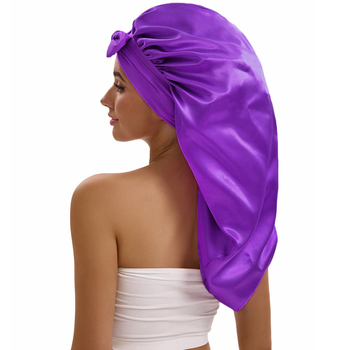 Poliesterski turbán za spavanje s mašnicom, Bow 9008, 49 g, za odrasle, tisak loga