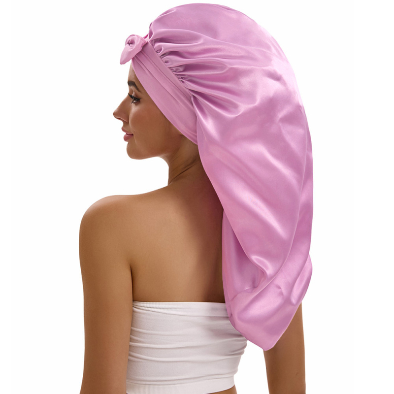 Poliesterski turbán za spavanje s mašnicom, Bow 9008, 49 g, za odrasle, tisak loga