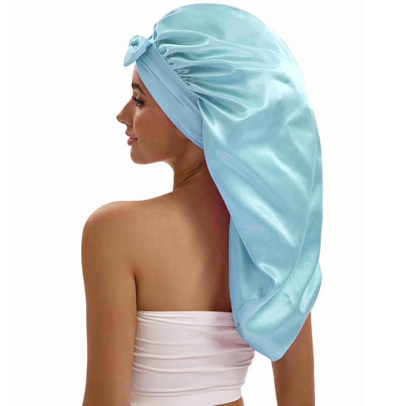 Poliesterski turbán za spavanje s mašnicom, Bow 9008, 49 g, za odrasle, tisak loga