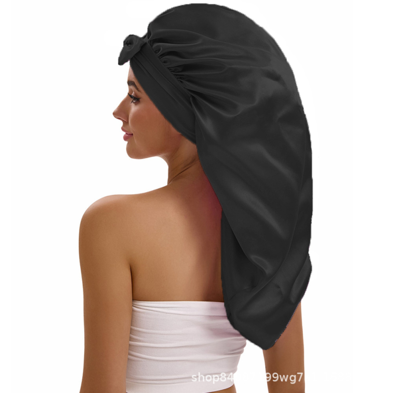 Poliesterski turbán za spavanje s mašnicom, Bow 9008, 49 g, za odrasle, tisak loga