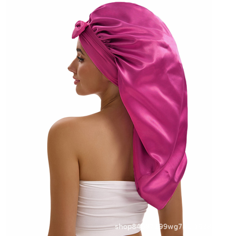 Poliesterski turbán za spavanje s mašnicom, Bow 9008, 49 g, za odrasle, tisak loga