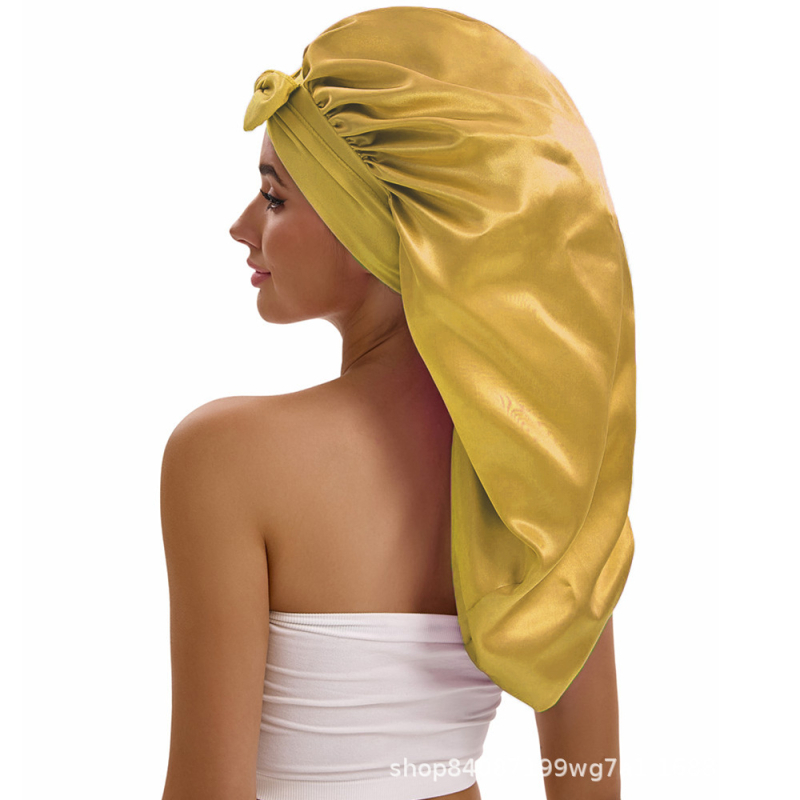 Poliesterski turbán za spavanje s mašnicom, Bow 9008, 49 g, za odrasle, tisak loga