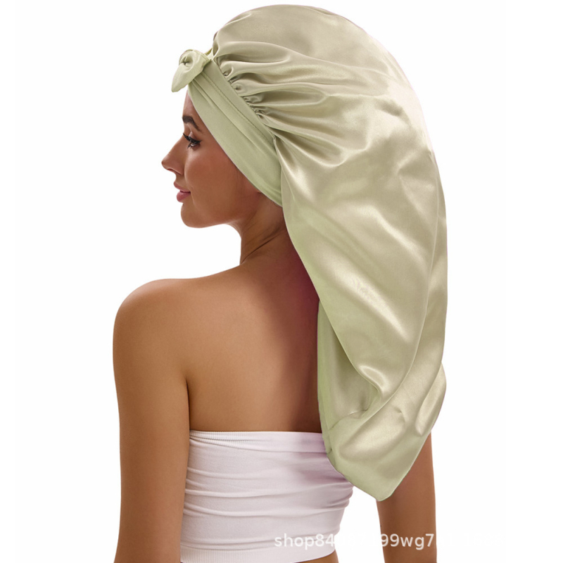 Poliesterski turbán za spavanje s mašnicom, Bow 9008, 49 g, za odrasle, tisak loga