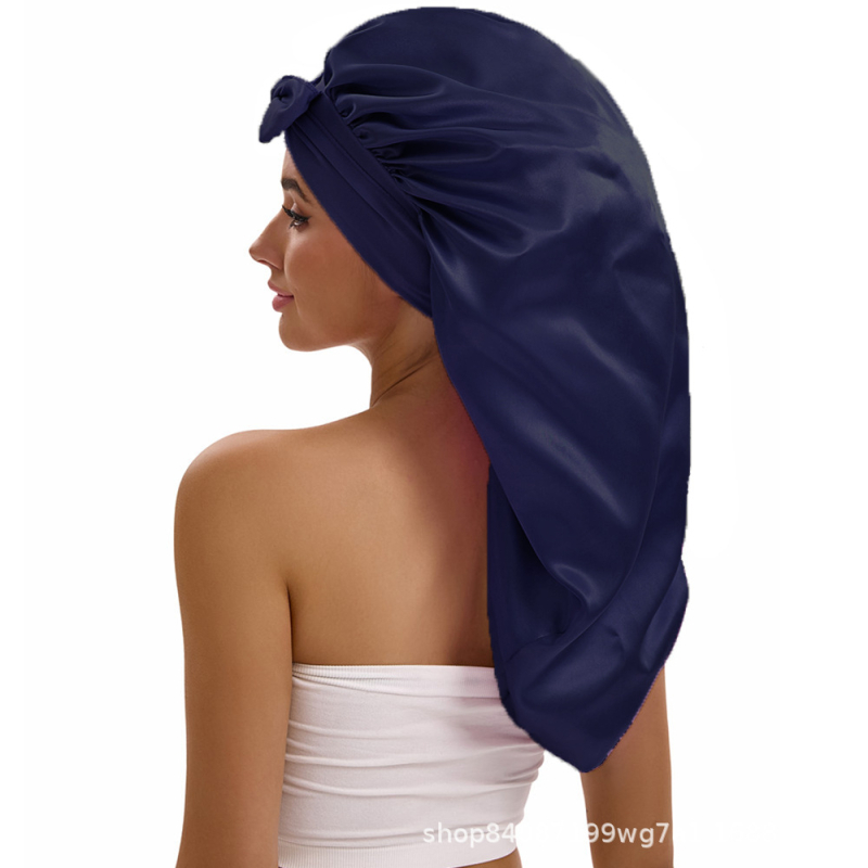 Poliesterski turbán za spavanje s mašnicom, Bow 9008, 49 g, za odrasle, tisak loga