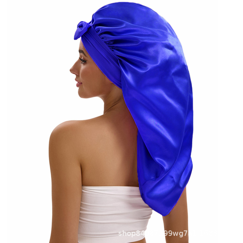 Poliesterski turbán za spavanje s mašnicom, Bow 9008, 49 g, za odrasle, tisak loga