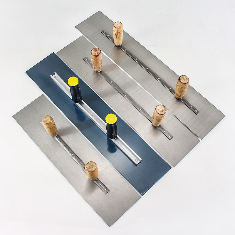 Dvoručna lopatica za žbukanje s manganovim čeličnim osnovnim pločom za graditeljstvo