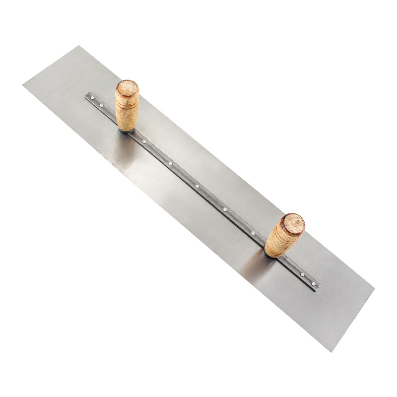 Dvoručna lopatica za žbukanje s manganovim čeličnim osnovnim pločom za graditeljstvo