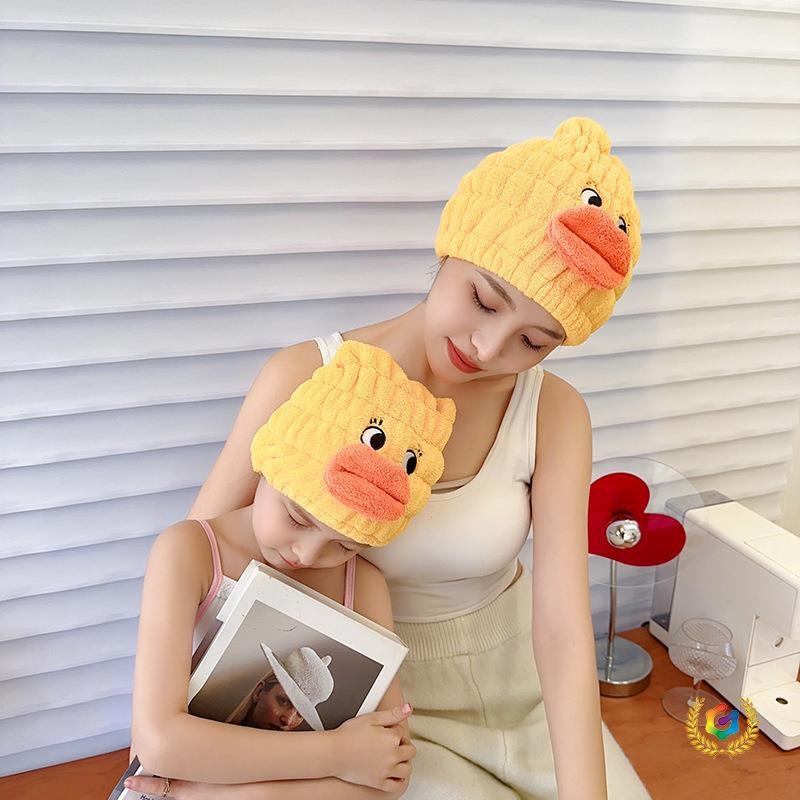 Καπέλο στέγνωσης μαλλιών για παιδιά – βελούρι κοραλλιών, νήμα 150D, κάτω από 30 g, 6-νήματα ύφανσης, στυλ γονέα-παιδιού