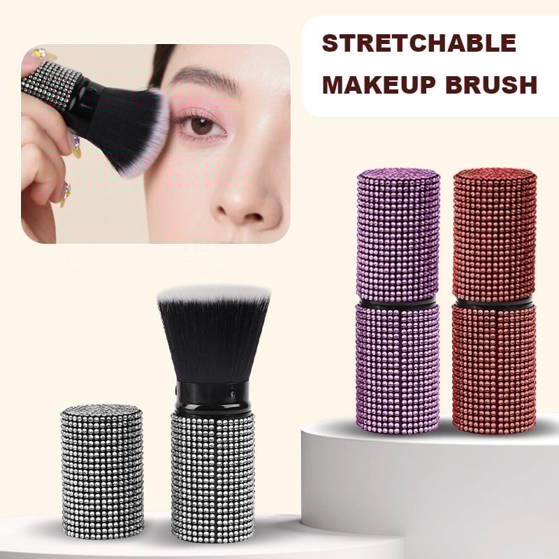 Βούρτσα μακιγιάζ με τρίχες νάιλον, πλαστική λαβή, συσκευασία σε κουτί, φορητή σχεδίαση