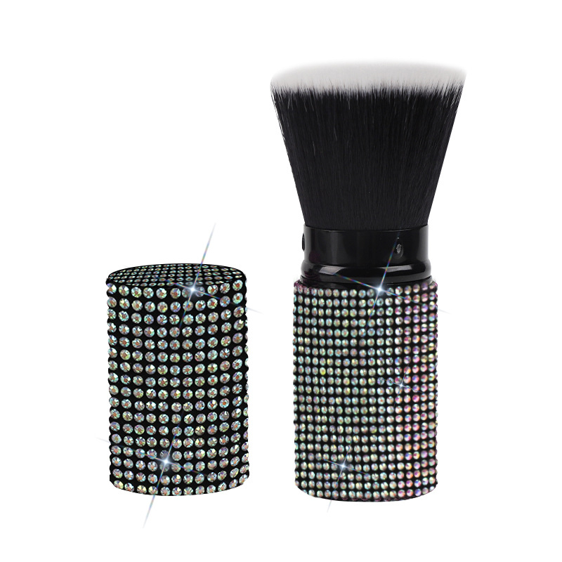 Βούρτσα μακιγιάζ με τρίχες νάιλον, πλαστική λαβή, συσκευασία σε κουτί, φορητή σχεδίαση