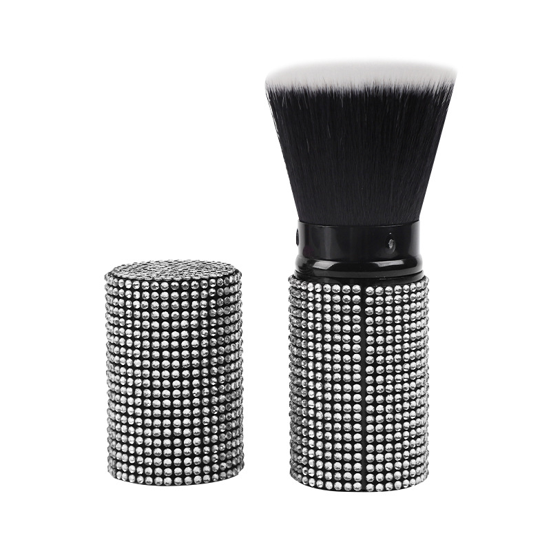 Βούρτσα μακιγιάζ με τρίχες νάιλον, πλαστική λαβή, συσκευασία σε κουτί, φορητή σχεδίαση