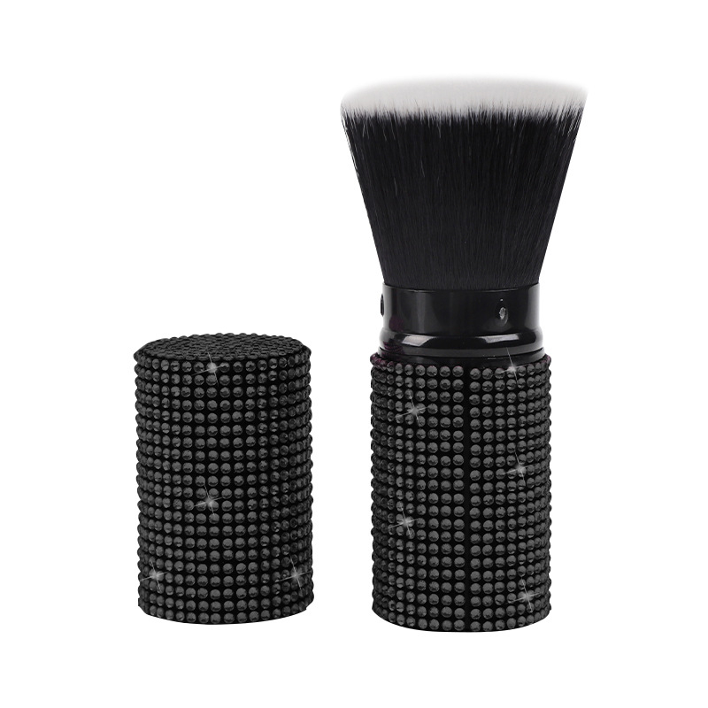 Βούρτσα μακιγιάζ με τρίχες νάιλον, πλαστική λαβή, συσκευασία σε κουτί, φορητή σχεδίαση