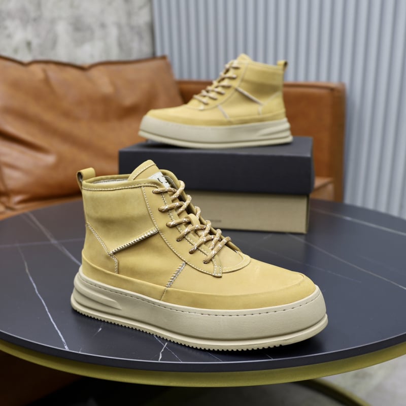 Férfi téli bőrbakancs, középmagas, külső: valódi bőr, belső: bőr, talp: gumi