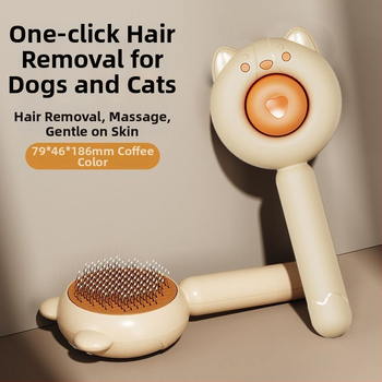 Aiwo Hrebeň na starostlivosť o mačku a psa na odstraňovanie voľnej srsti