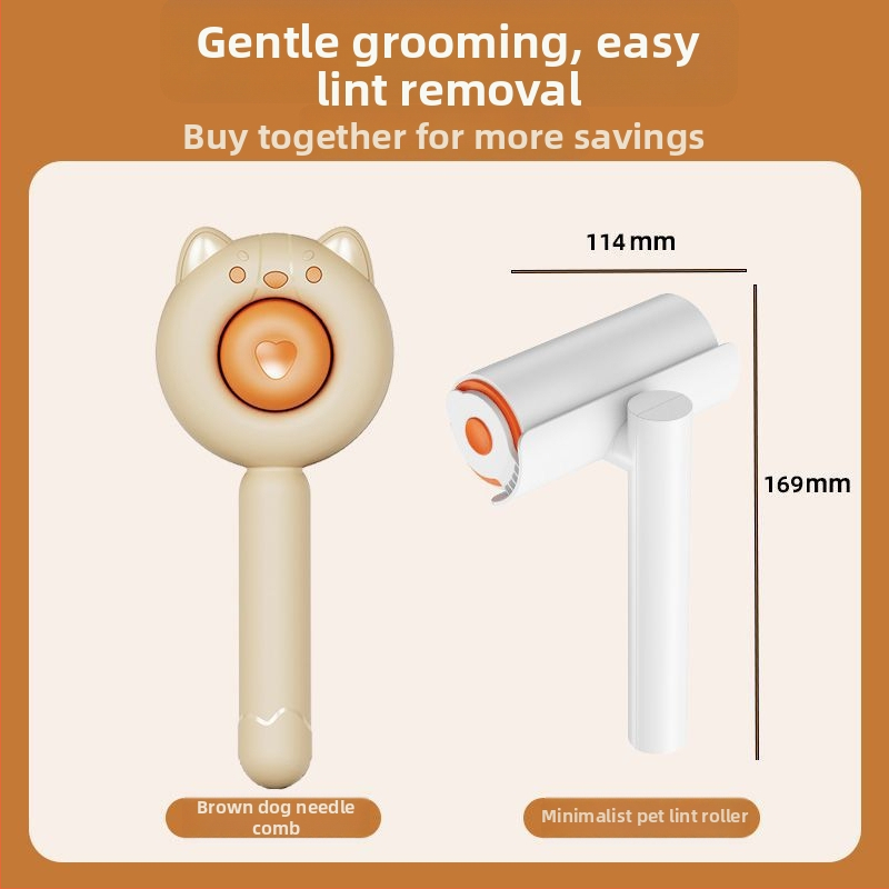 Aiwo Hrebeň na starostlivosť o mačku a psa na odstraňovanie voľnej srsti