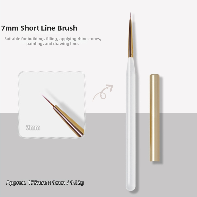 Pero na nechty pre nail art s akrylovým držadlom, 1 sada, pôvod Zhejiang