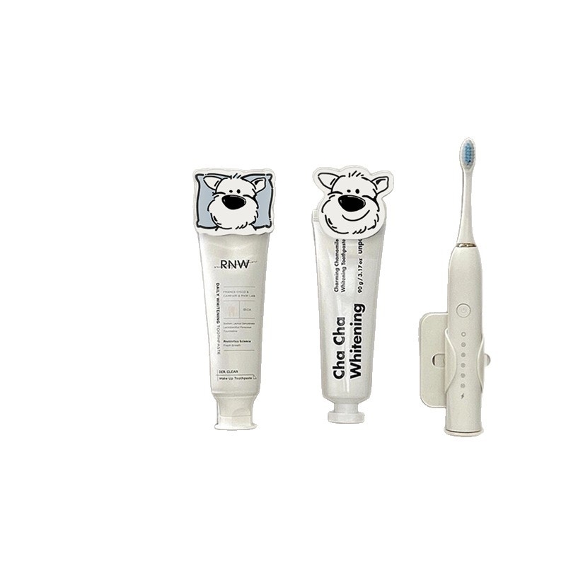 Metalni držač četkica za zube, zidni uz UV sterilizaciju i klips za pastu