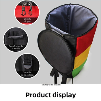 Taška na hudobný nástroj z Oxford textílie, vodotesná, ultraľahká, odolná voči opotrebeniu, s zakriveným ramenným popruhom