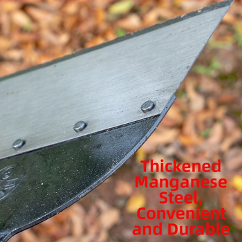 Viacúčelová stierka na stenu s špachtľou — nerezová čepeľ, predĺžená drevená rukoväť