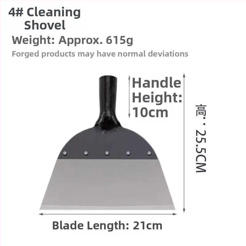 Viacúčelová stierka na stenu s špachtľou — nerezová čepeľ, predĺžená drevená rukoväť