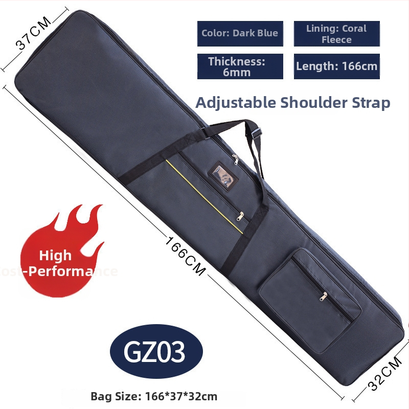 Ochranný obal na Guzheng – PU podšívka, zakrivený ramenný popruh, značka Unique, uvedenie leto 2024, vhodný pre mimoškolské tréningy.