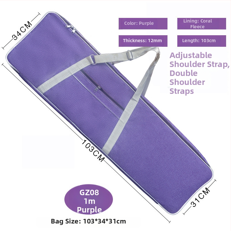 Ochranný obal na Guzheng – PU podšívka, zakrivený ramenný popruh, značka Unique, uvedenie leto 2024, vhodný pre mimoškolské tréningy.