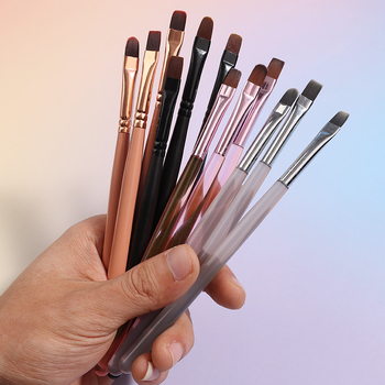 Φωτοθεραπευτικό στυλό νυχιών με φορητή ακρυλική λαβή – 1 τεμ., ιαπωνικού στυλ ευρυχωρημένο εργαλείο μανικιούρ με τρεις κεφαλές: επίπεδη, κυκλική, τετράγωνη