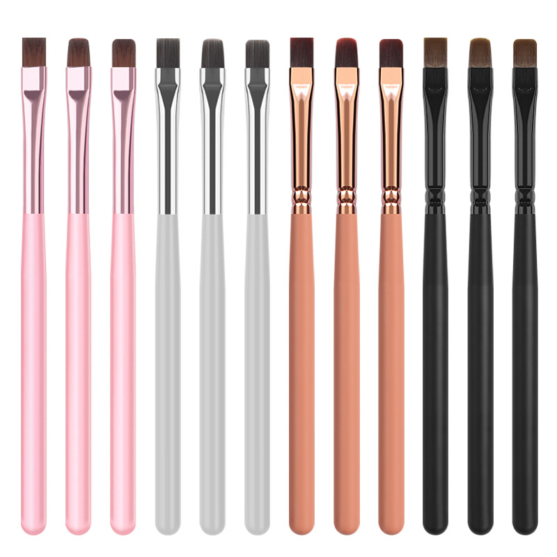 Φωτοθεραπευτικό στυλό νυχιών με φορητή ακρυλική λαβή – 1 τεμ., ιαπωνικού στυλ ευρυχωρημένο εργαλείο μανικιούρ με τρεις κεφαλές: επίπεδη, κυκλική, τετράγωνη