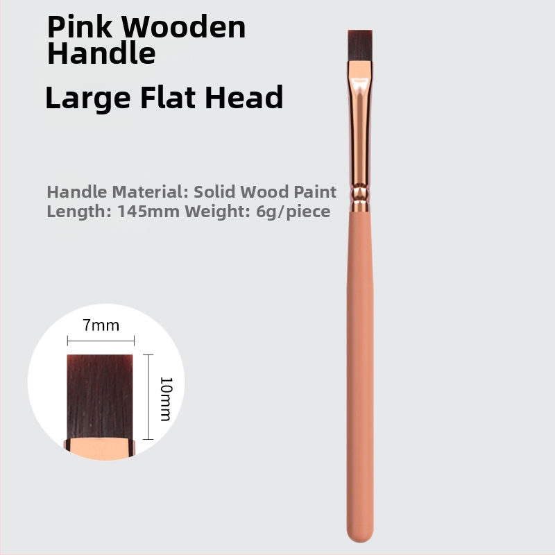 Φωτοθεραπευτικό στυλό νυχιών με φορητή ακρυλική λαβή – 1 τεμ., ιαπωνικού στυλ ευρυχωρημένο εργαλείο μανικιούρ με τρεις κεφαλές: επίπεδη, κυκλική, τετράγωνη