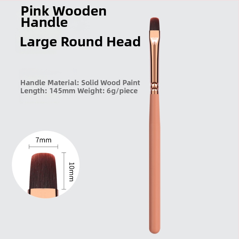 Φωτοθεραπευτικό στυλό νυχιών με φορητή ακρυλική λαβή – 1 τεμ., ιαπωνικού στυλ ευρυχωρημένο εργαλείο μανικιούρ με τρεις κεφαλές: επίπεδη, κυκλική, τετράγωνη