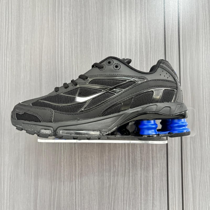 Pantofi de alergare Shox Ride 2, unisex — piele naturală + plasă, vârf rotund, branț EVA, talpă din cauciuc, închidere cu șireturi