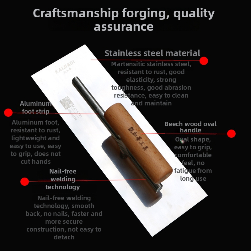 Неръждаема стомана шпакловъчна шпатула и нож за шпакловане – Power Merchant