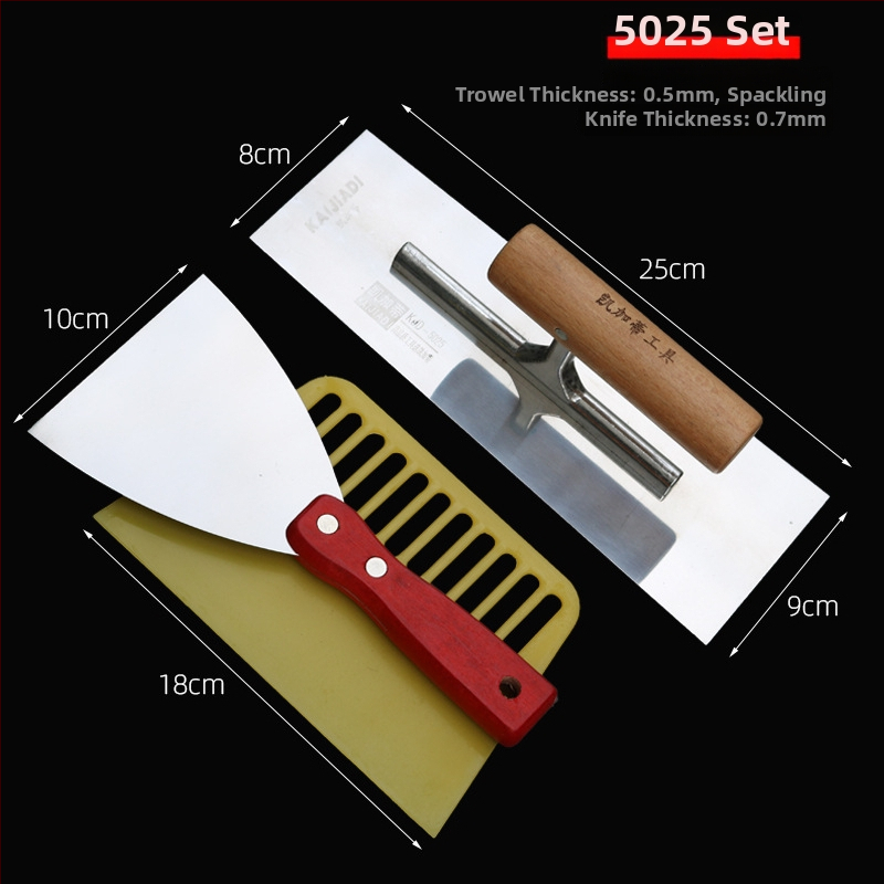 Неръждаема стомана шпакловъчна шпатула и нож за шпакловане – Power Merchant
