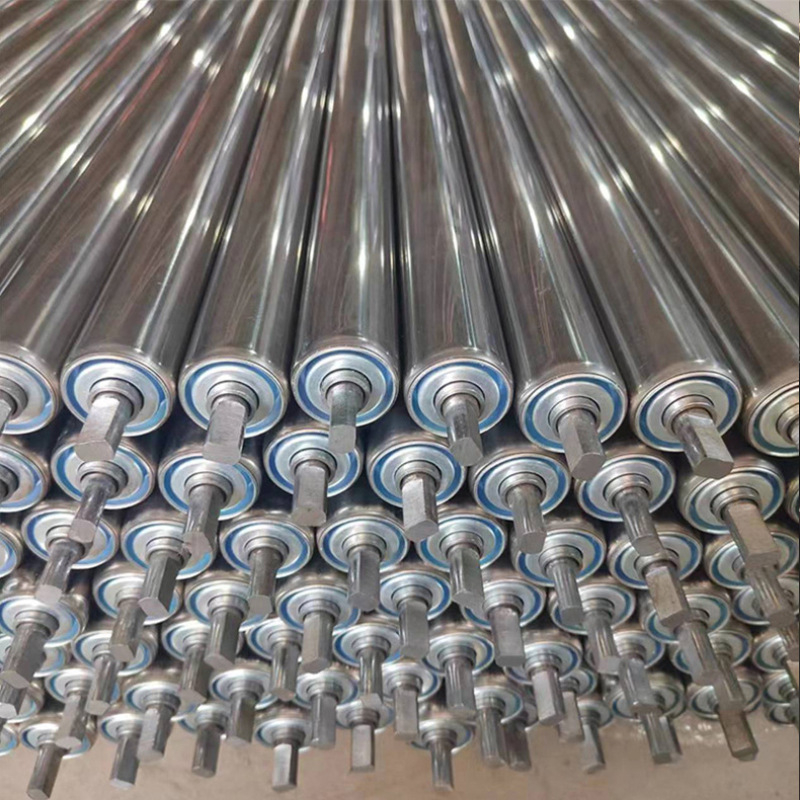 Rola fără motor • Material tambur: galvanizat / cromat / oțel inoxidabil / acoperire din cauciuc • Aplicare: echipamente de transport variate