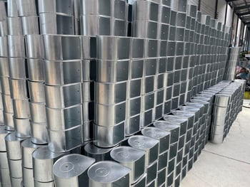 Pistol pentru etanșări cu tijă de amestecare, cilindru galvanizat