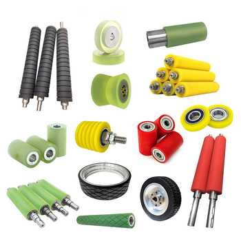 Zhenghongxin A01 Rola de transport fără peri cu acoperire din poliuretan; materiale cilindru: galvanizat, cromat, oțel inoxidabil, acoperire din cauciuc; potrivită pentru medicină, imprimare, industrie alimentară și prelucrare CNC