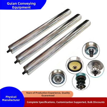 Valec bez pohonu pre pásový dopravník, galvanizovaný, z nehrdzavejúcej alebo uhlíkovej ocele, pre montážnu linku