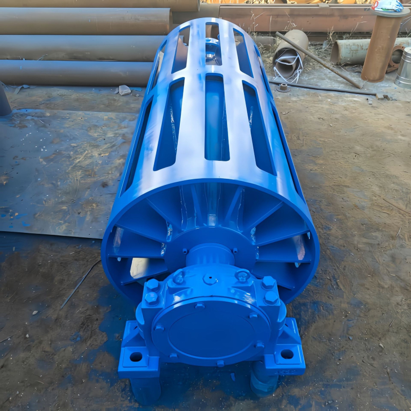 Tambur de eliminare a nămolului cu țeavă din oțel inoxidabil sau oțel carbon, pentru transportoare