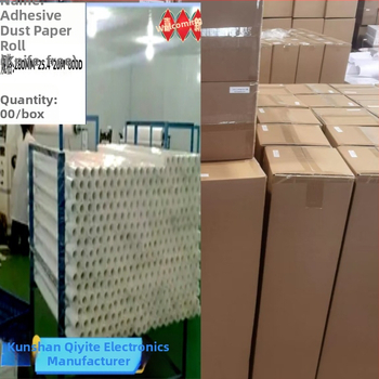 Rolka za uklanjanje prašine s odljepljivim papirom, PP materijal, unutarnji promjer 650×76 mm, elektrostatički valjak Qiyite