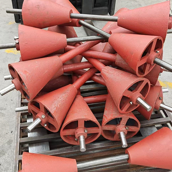 Kónuszos Horn kerék szállító görgő kompozit csővel – ipari szállítás – Lihong Rubber