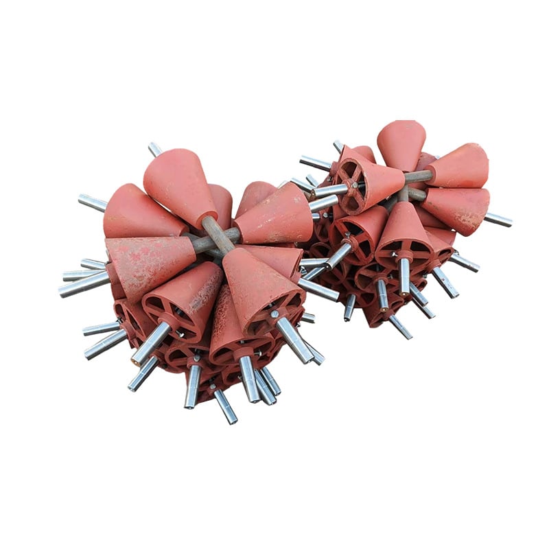 Kónuszos Horn kerék szállító görgő kompozit csővel – ipari szállítás – Lihong Rubber