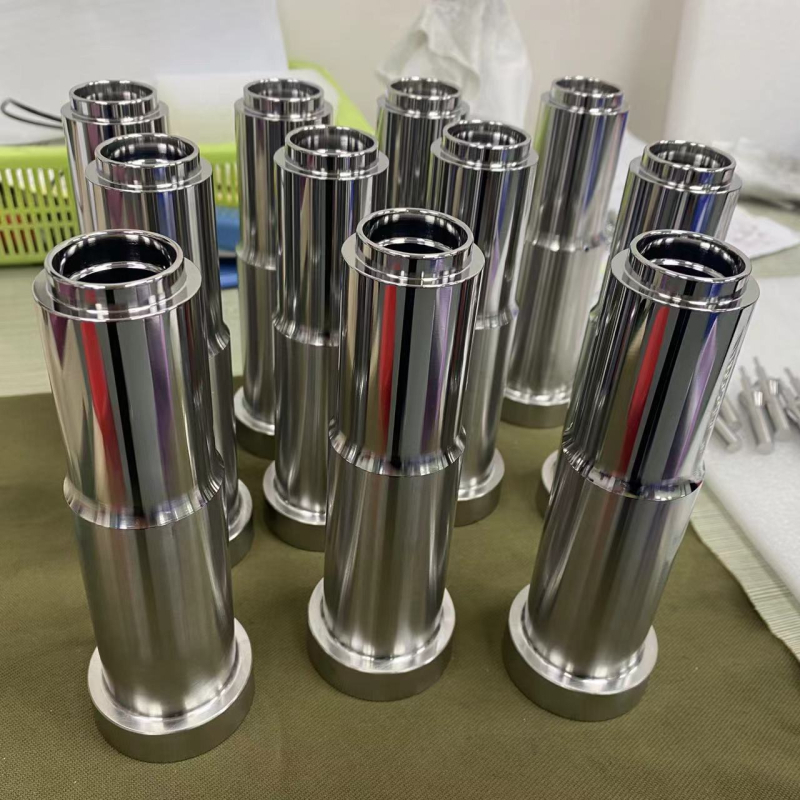 Rola pasivă cu tambur din oțel inoxidabil, suprafață cromată, model 3