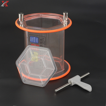 Magnetický kbelík na leštenie a brúsenie – akrylový bubon, model 6808, pre šperky