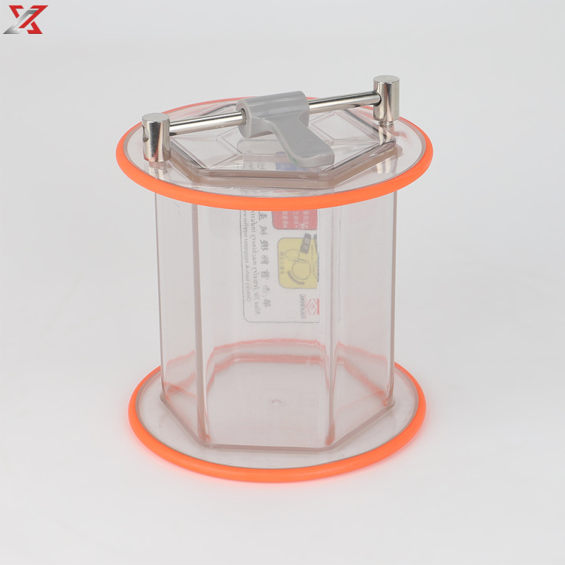 Magnetický kbelík na leštenie a brúsenie – akrylový bubon, model 6808, pre šperky