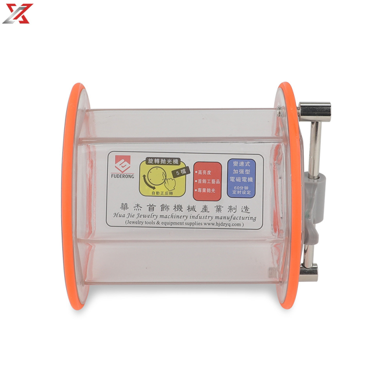 Magnetický kbelík na leštenie a brúsenie – akrylový bubon, model 6808, pre šperky