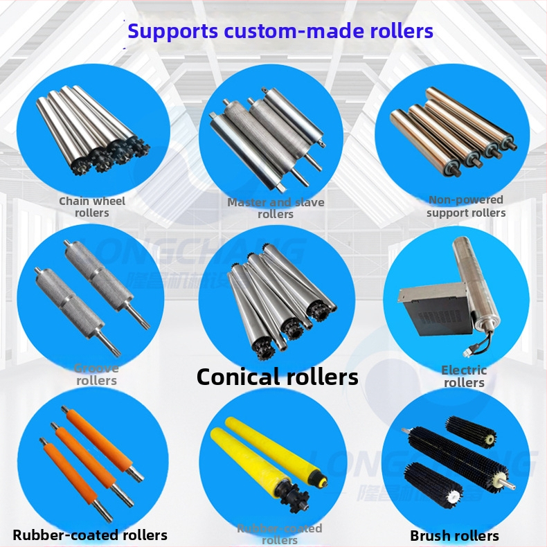 Gurley beznapájací valcový roller s hriadeľom z nehrdzavejúcej ocele alebo uhlíkovej ocele — použitie v doprave, tlači, automatizácii, potravinárskom priemysle, strojárstve, novej energii