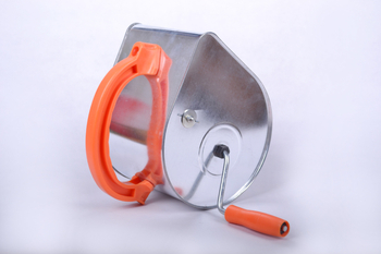 Ručný galvanizovaný miešač farieb s valčekom a miešacím sudom