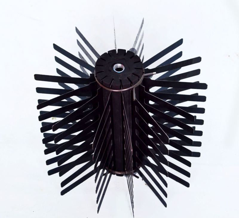 Ručný galvanizovaný miešač farieb s valčekom a miešacím sudom